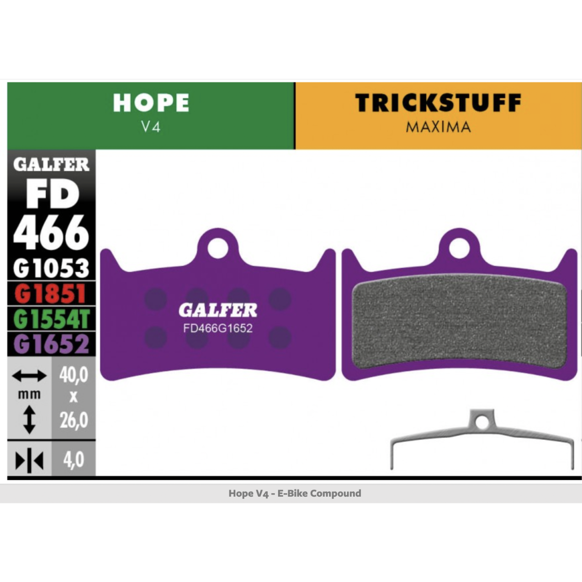 GALFER hope V4 - E-Bike Compound-G1652