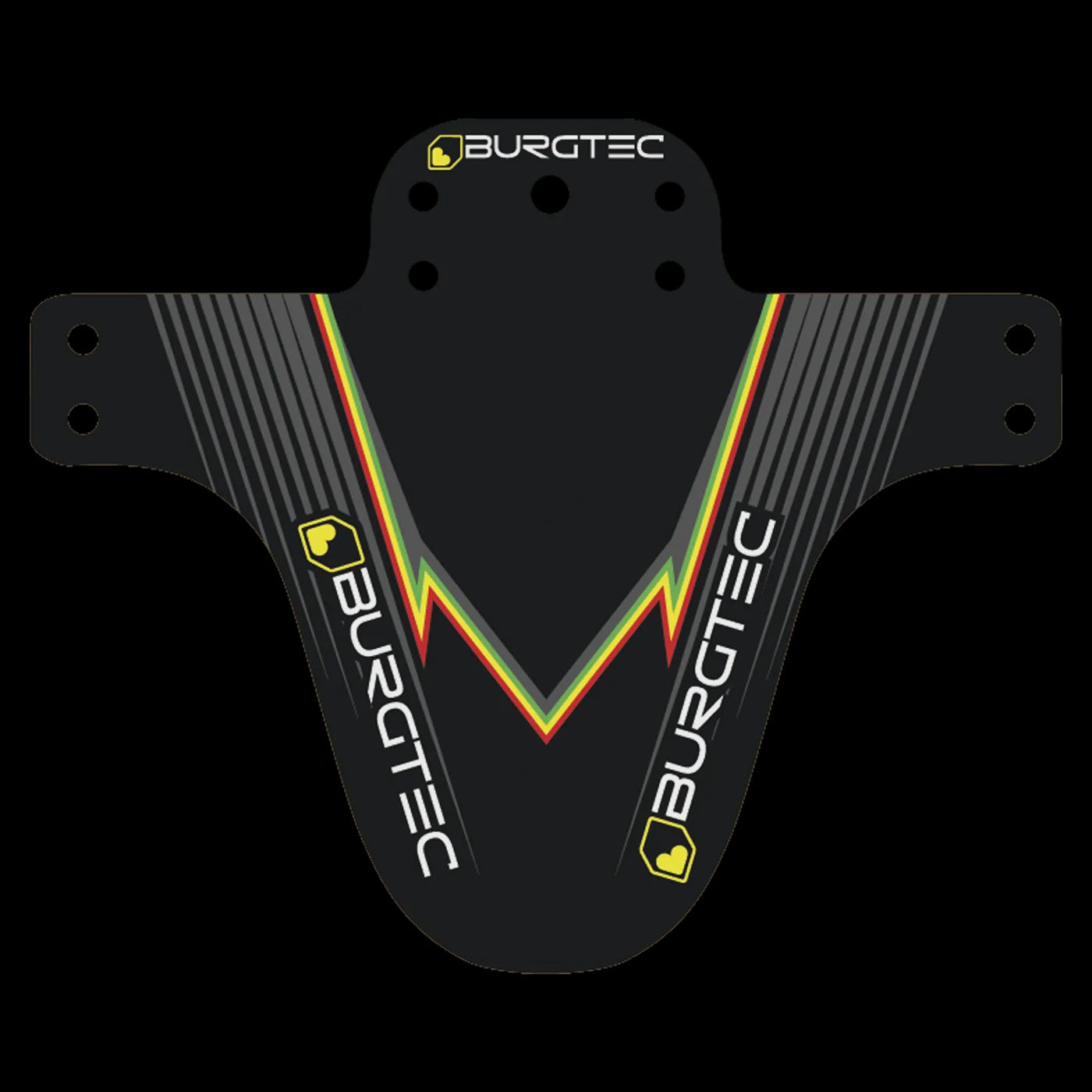Moto Mudguard rasta decal