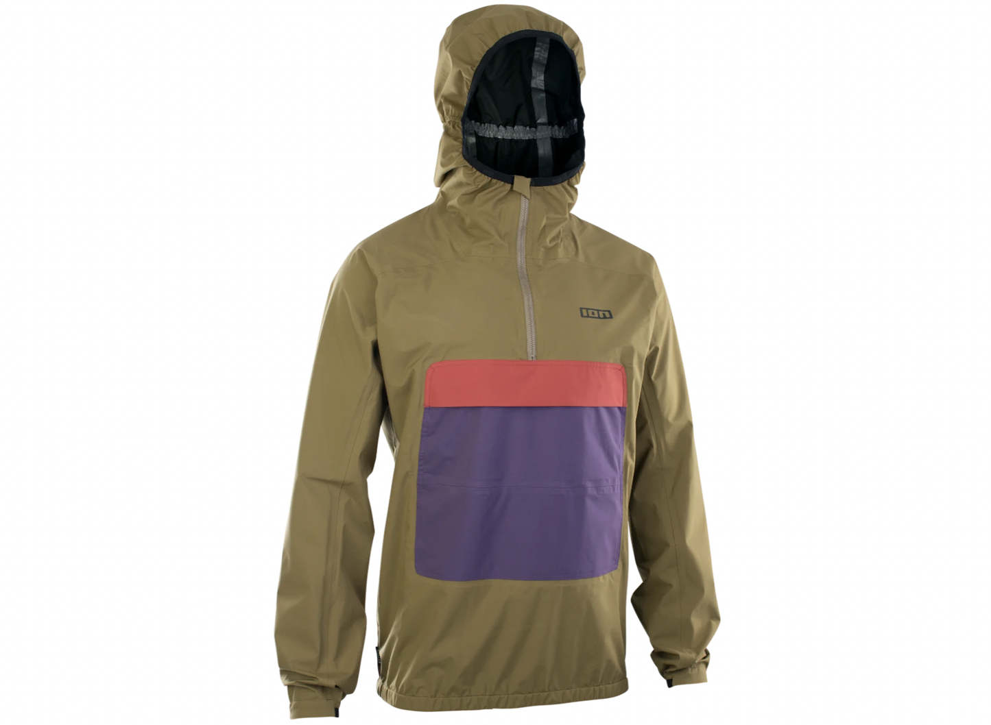 Ion anorak shelter jacket- dark mud