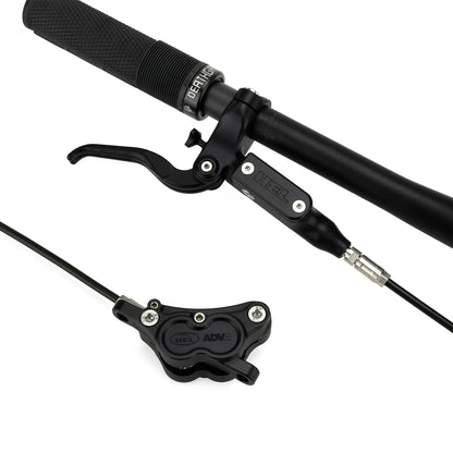 HEL Advocate 4-Piston Hydraulic Disc Brake System - Stealth Black