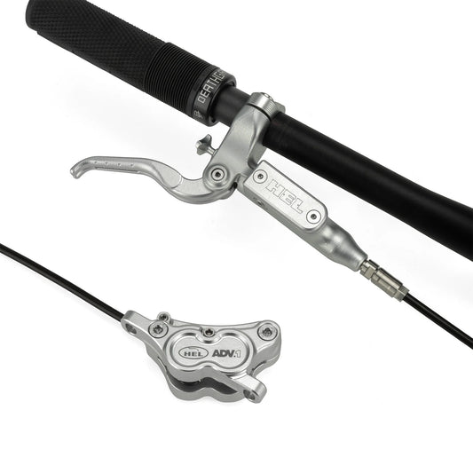 HEL Advocate 4-Piston Hydraulic Disc Brake System - Hyper Silver
